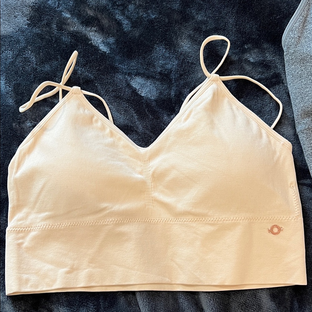 Danskin Peach and Gray Bralette Set of 2 Sz XL - Picture 3 of 7